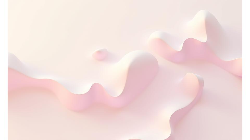 Abstract shapes flowing together, symbolizing the customization and integration of different wellness services into a cohesive package.